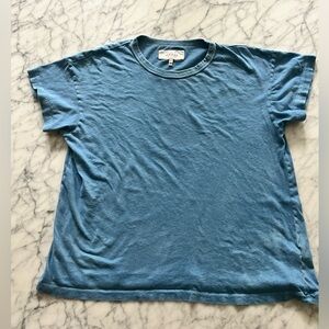 THE GREAT vintage boyfriend tee, blue sz 1
